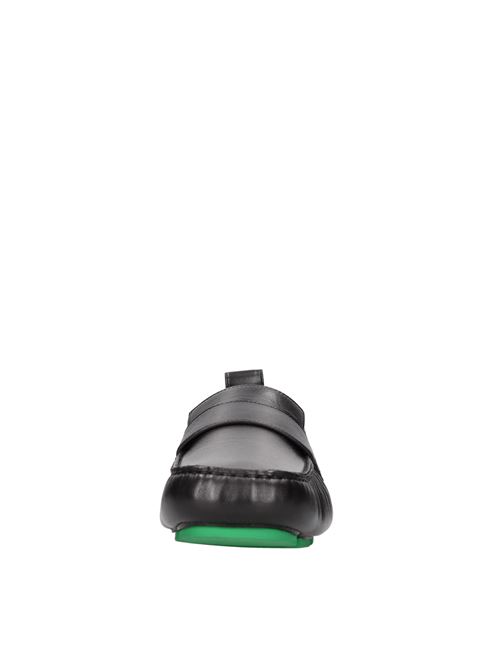 Leather moccasins BOTTEGA VENETA | 730278 V2MD0 1238NERO